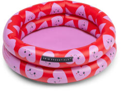 Swim Essentials Hearts Red felfújható gyerekmedence 60 cm (SE-2024SE1018)