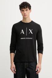 Giorgio Armani hosszúujjú férfi pamut - fekete XL - answear - 18 990 Ft
