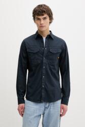 G-Star RAW férfi ing pamuttal Dakota slim - sötétkék XL