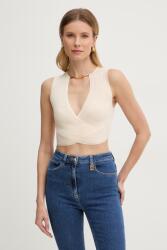 Elisabetta Franchi átlapolós női viszkóz - bézs 40