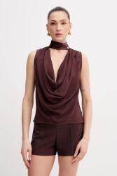 Elisabetta Franchi blúz női viszkóz - barna 40