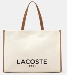 Lacoste vászontáska női pamut - bézs Univerzális méret - answear - 55 990 Ft
