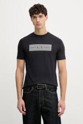 Giorgio Armani férfi pamut póló - sötétkék M - answear - 16 090 Ft