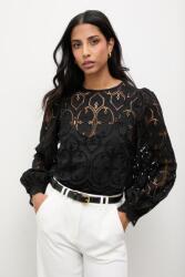 ANSWEAR blúz pamutból - fekete XL