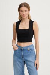 Patrizia Pepe crop top női - fekete 36