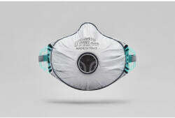 BLS 032 FFP3 szelepes, aktív szenes, égésgátló Dolomit légzésvédő maszk állítható gumival (5 db)