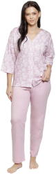 Taro Pijama de damă cu nasturi TARO 3574 LUCINDA roz: 4XL (33280 4XL)
