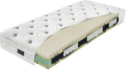 Materasso Táskarugós matrac 100x200 - kétoldalas, félkemény - Materasso Hybrid Herbal