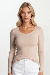 Eldar Irene hosszú ujjú póló, bézs, L