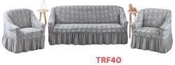 DELFIN Huse Elastice Pt Canapea si 2 Fotolii Jacquard Cod TRF40