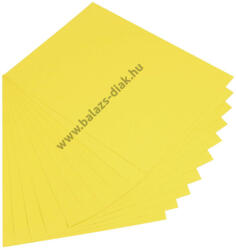  Tónuspapír, 50x70cm, 10 levél citromsárga (408039)