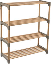 Sev Plastik Tárolópolc fa 4 szintes SV-003