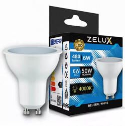 ZELUX Led Spot Gu10 6W 4000K - digitalnet