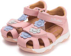 D. D. Step Könnyű, valódi bőr, zárt orrú, pink D. D. step kislány szandál