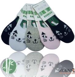 Aura Via Balerina zokni bambusz cica mintás 5 pár/cs 38-41 5691