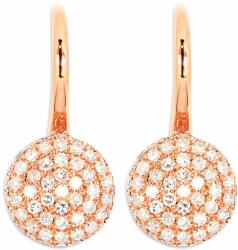 White & Black Shine gyémánt fülbevaló rosegold-ból - 0, 8 karát (AU14411)