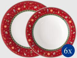 Villeroy & Boch V&B Toy's Delight Specials étkészlet 6személyes 12részes, Piros (14-8643-0120)
