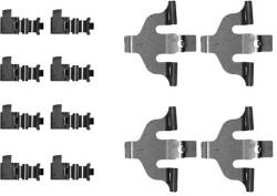 TEXTAR Súprava príslušenstva, obloženie kotúčovej brzdy TEXTAR 82544001 (82544001)