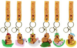 Starpak Kapibara kulcstartó pánttal, műanyag, (585156) többféle (STK-585156) - officetrade