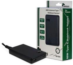 Inter-Tech Alimentator laptop Inter-Tech Argus NB-60C 60W (NB-60C-COM)