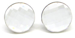 KLARISSA NAGY KEREK KLARISSA fülbevaló - 14 mm (crystal fehér) (2025021207)