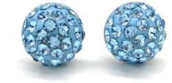 HÉRA bedugós fülbevaló (aquamarine 10 mm-es) (2022042002)
