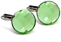 KLARISSA NAGY KEREK KLARISSA kapcsos fülbevaló - 14 mm (peridot) (2025021210)