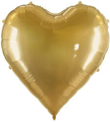  XXL Arany Szív Alakú Fólia Lufi - 136x129 cm (FB260-019)
