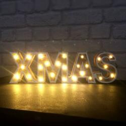 IDei Decoratiune Xmas luminoasa, LED-uri cu lumina calda, 47 x 17 x 4 cm, alimentare baterii (BSM035006)