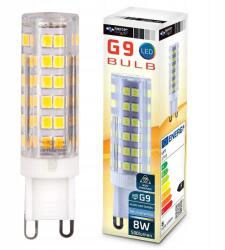 Masterled Bec LED G9 SMD, 8W, lumina neutra 4000K, 500 lm, unghi fascicul 360 grade, IP20 (LVT1740)