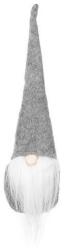 MT Malatec Jucarie Craciun, elf decorativ gri, 30x8 cm, pasla si plastic (FSI14727)