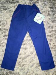  Kiárusítás Elegáns, gumis derekú kék Cobra nadrág ünnepi alkalomra méret 104