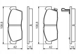 Bosch 0 986 494 700 Féktuskó készlet