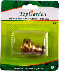 TopGarden Адаптер 3/4" за кран външна резба месингов tg