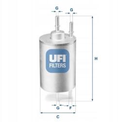 UFI Filters 31.958. 00 Üzemanyagszűrő