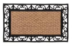 Bizzotto Covoras intrare casa cocos natur negru 45x75x0.8 cm (0280763) Pres