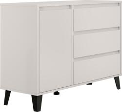 Mobikon Comoda DTD laminat casmir negru Bogan 110x38, 8x78, 4 cm (0000410782) Comoda
