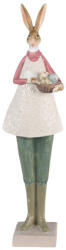 Clayre & Eef Figurina Iepuras Paste Girl polirasina 9x7x36 cm (6PR3610)