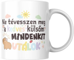  Ne tévesszen meg a kedves külsőm mindenkit utálok - Bögre (563981)