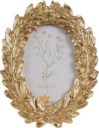 Clayre & Eef Rama foto masa, perete polirasina aurie 10x2x13 cm / 7x9 cm (2F1050deco)