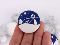 Atellier Wearable Art Broșă White Dream - Model 3