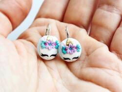 Atellier Wearable Art Cercei Happy Unicorn - Argint placat cu rodiu