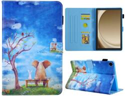  Stílusos, intelligens záró tok Samsung Galaxy Tab A11+/Tab A9+ - elefánt és nyúl (660204793J)