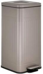 5five Cos Gunoi Nova Bege, metal, cu pedala, 35 x D. 27 x H. 58 cm Cos de gunoi