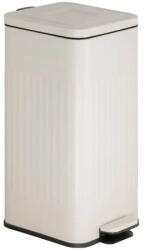 5five Cos Gunoi Nova Creme, metal, cu pedala, 35 x D. 27 x H. 58 cm Cos de gunoi