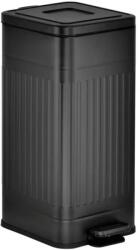 5five Cos Gunoi Nova Black, metal, cu pedala, 35 x D. 27 x H. 58 cm Cos de gunoi