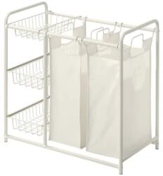 5five Simple Smart Cos rufe Elex, metal, textil, 2x45 litri, 75 x D. 41.2 x H. 78.7 cm
