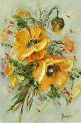 Casa Deco Logistics PICTURA IN ULEI Belu Tatiana - FLORAL - BT-49