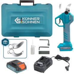 Könner & Söhnen Foarfeca de gradina cu acumulator Konner Sohnen KS CPS20V-40 CASE, 20 V, 2 Ah, max. 40 mm (KS CPS20V-40 Case) Foarfeca crengi