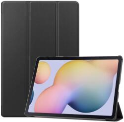  Állítható PU bőr táblagép tok Samsung Galaxy Tab S7 Plus - fekete (101228803A)